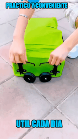 Bolso Plegable Con Ruedas 2 en 1