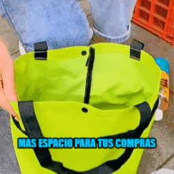 Bolso Plegable Con Ruedas 2 en 1