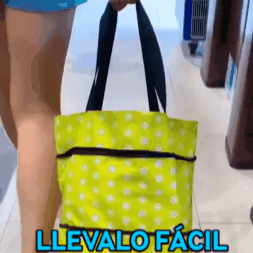 Bolso Plegable Con Ruedas 2 en 1