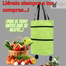 Bolso Plegable Con Ruedas 2 en 1