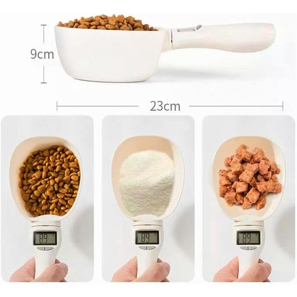 Pesa para Alimentos de Mascotas tipo Cuchara Digital
